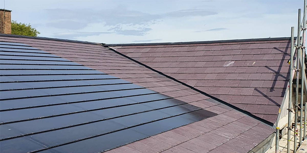 0001_Welsh Slate & Solar Tiles Installed On Hospital In Wales