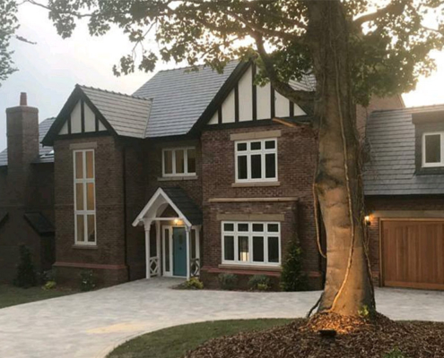 0007_Spanish Slate Installed With Nulok On Development In Cheshire