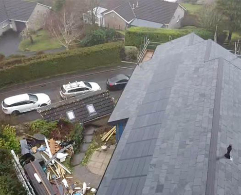 0015_Solar Tiles Blending Beautifully With This New Slate Roof In Surrey