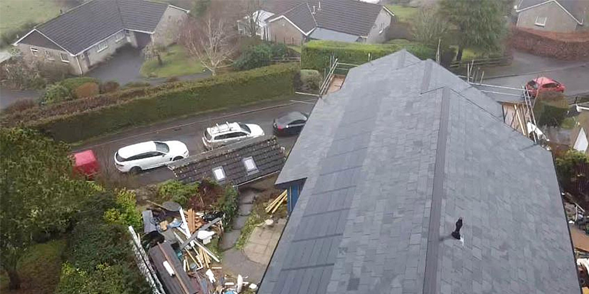 0015_Solar Tiles Blending Beautifully With This New Slate Roof In Surrey