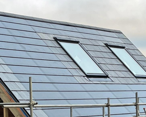 0024_Nulok Solar Tiles Installed On New Roof In Guildford