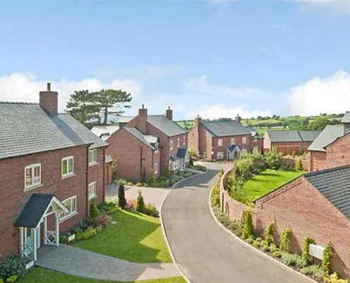 0028_Nulok Roof Installed With Brazilian Slate On This Award Winning Development In Cheshire. There Were 24 Homes