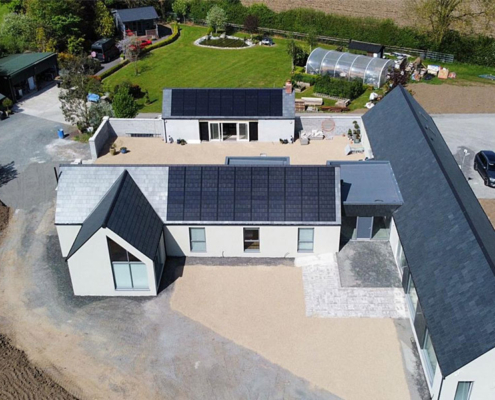 0031_New Slate & Solar Tile Roof In The Republic Of Ireland