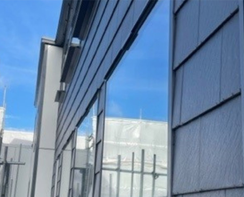 0064_Ceramic Tiles Installed As Vertical Cladding In London