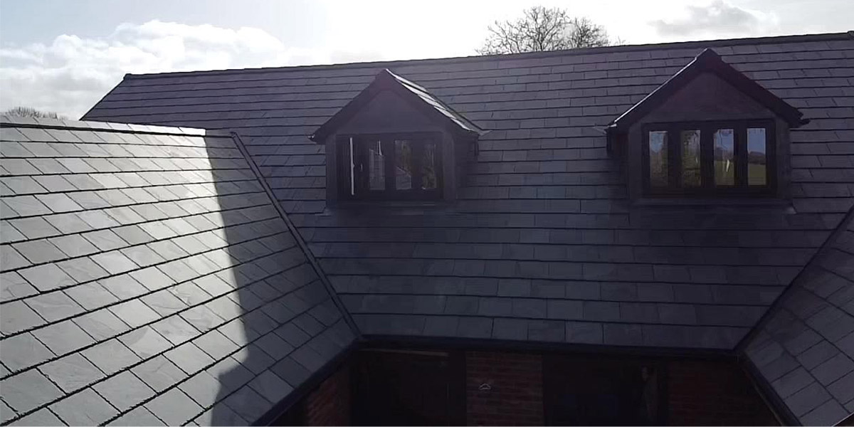 0066_Brazilian Slate Installed On The Nulok System On New Roof In England