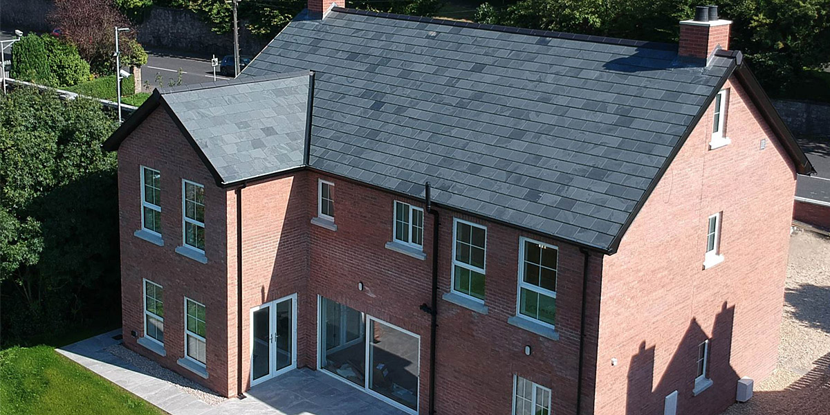 0072_Back Of New Build Development With Brazilian Slate In Belfast